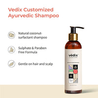 Vedix Dhavath Hairfall Shampoo | Bhringraj Shampoo For Hair Growth | Sulphate Free Ayurvedic Shampoo | 200 ml