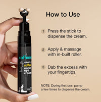 mCaffeine Caffeine Under Eye Cream Gel For Dark Circles, Fine Lines & Wrinkles (Pack of 2) | 94% Users Saw Reduced Dark Circles | Dark Circle Removal Cream for Women and Men | Value Pack