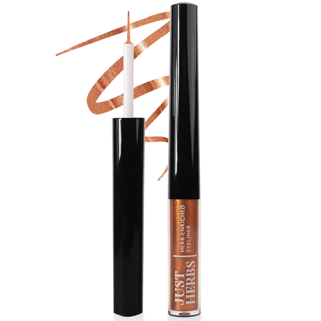 Just Herbs Gel Waterproof And Smudge Proof Long Lasting Eyeliners 2.5G (Cherry Bomb), Multicolor, Matte Finish