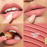 Lakmé 9to5 Lipstick, Hya Matte, with Hyaluronic Acid for hydrated lips, Vacation Nude 3.6gm