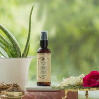 Kama Ayurveda Pure Rose Water Face and Body Mist, 6.7 Fl Oz & Kama Ayurveda Rose and Jasmine Face Cleanser with the Pure Essential Oils of Rose and Jasmine, 100ml