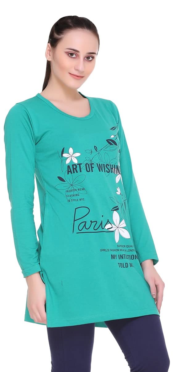 In Love Women's  Long Knee Length Night Wear Tshirts