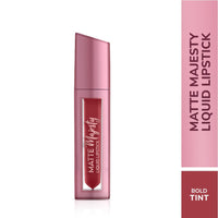 MATTE Majesty Liquid Lipstick Smudged Proof Long Lasting Highly Pigmented Water Proof Matte Liquid Lipstick (Bold Tint)