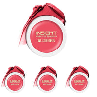 Insight Cosmetics Crème Blusher, Face Makeup, Watermelon Popsicle, 3.5 gm(B-02:04) (Pack of 4)