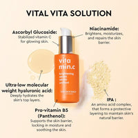 The Face Shop Vitamin C Brightening Face Serum 30ML– Glowing Complexion Booster with Niacinamide & B5 – Hydrating & Anti-Aging Serum for Dull Skin, Dark Spots, Scars
