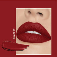 FLiCKA Tomato Bullet Matte Lipstick| Non-transfer Lipstick, Waterproof, Hydrating, Moisturizing, Upto 6Hrs, Shade 07, 4g