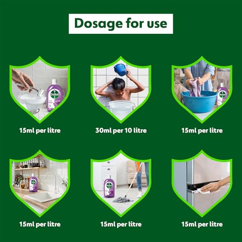 Dettol Liquid Disinfectant Lavender Blossom, 550ml - Pack of 3