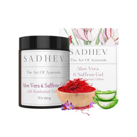 Sadhev Aloe Vera and Saffron Gel With Kumkumadi Tailam - 100gm