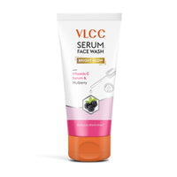 VLCC Serum Facewash - 100ml | with Vitamin C Serum Rich in Antioxidants & Mulberry Extract to Reduce Blemishes & Bright Glow | Dermatologically Tested
