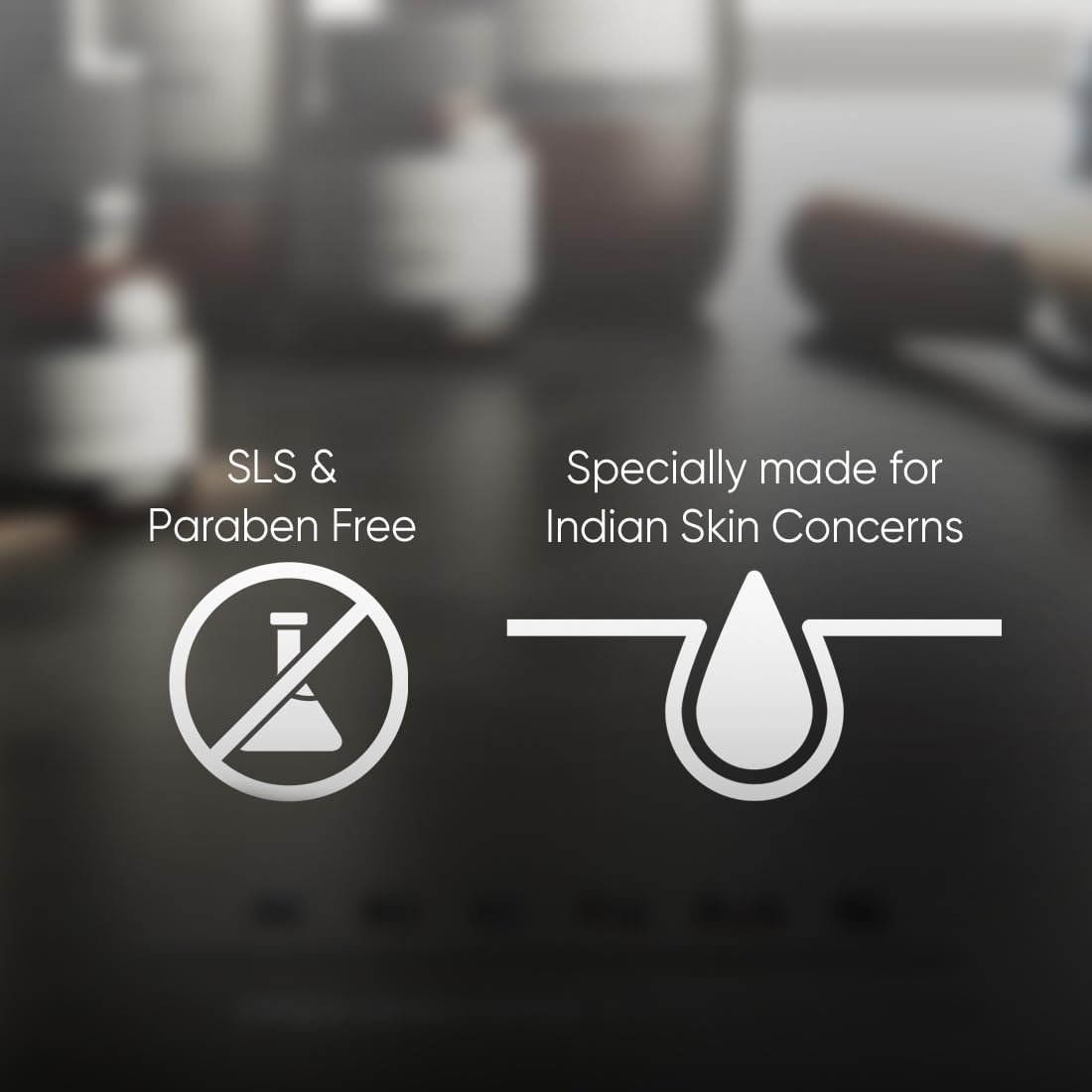 Ustraa Ayurvedic Face Wash - Neem & Haldi - 100g | Helps Heal Skin | Skin Brightening & Deep Cleansing Powers | Removes Excess Oil | No SLS, No Paraben