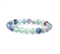 Adabele Natural Gemstone Bracelet 7.5 inch Stretchy Chakra Gems Stones 8mm (0.31