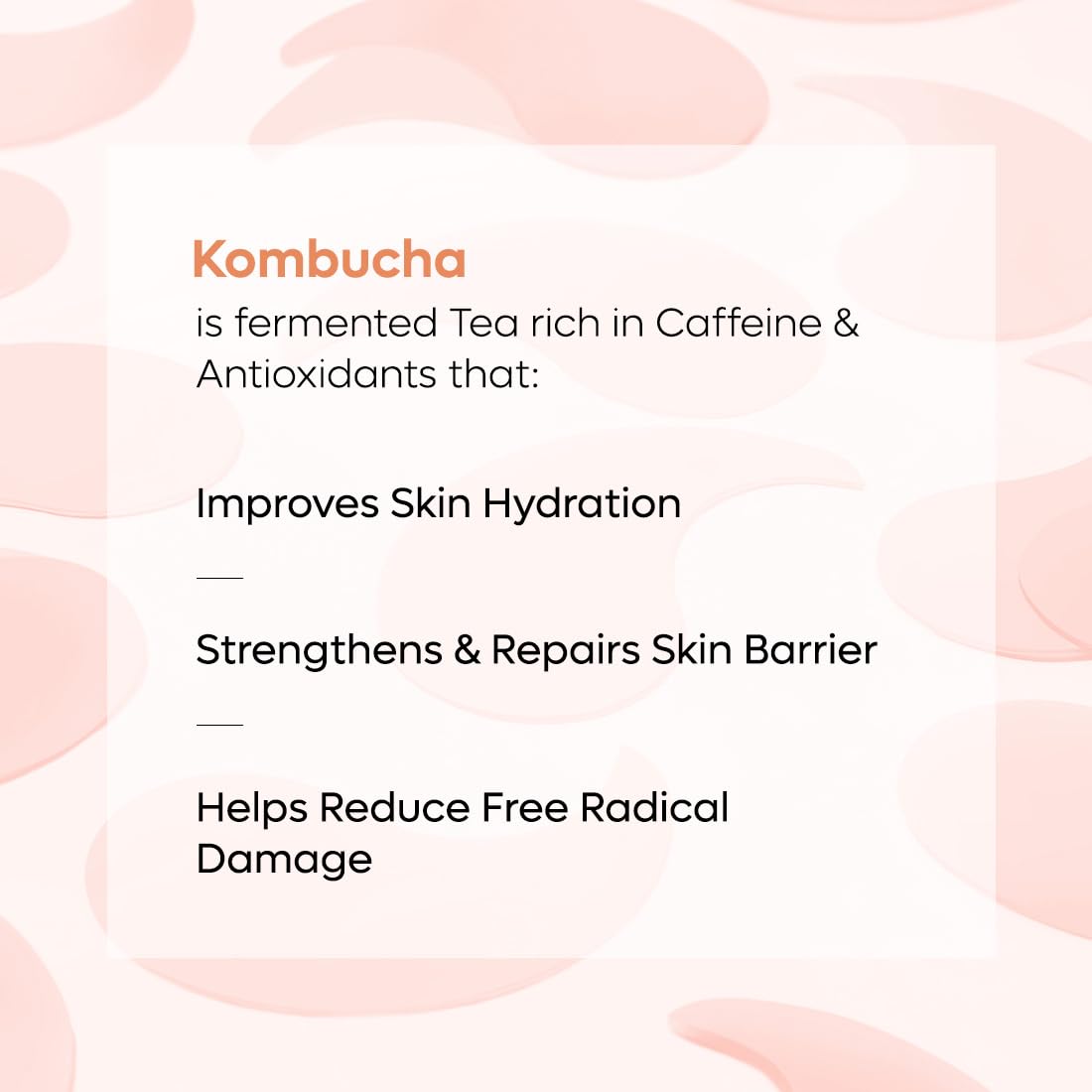 mCaffeine Cooling Under Eye Serum Patch for Brightness | Reduces Pigmentation with 4% Niacinamide & Kombucha Tea | Under Eye Patch Mask | Instantly Hydrates, Cools & De-Puffs - 15 Pairs