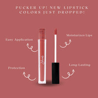 Bloom Beauty Liquid Lipstick, Velvet Matte Finish, Lightweight & Hydrating | Long-Lasting Wear, (Copper Kiss)