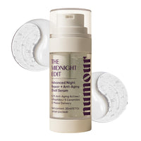 Numour Beginner Friendly Retinol Serum | Irritation Free | 0.3% encapsulated Retinol+4 Peptides+5 Ceramides | For Fine Lines & Wrinkles | Dermat Tested, Safe for Sensitive Skin |Face serum for Men & Women | The Midnight Edit Dual Anti-Aging Serum 20ml