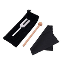 QIYUN Tuning Fork, 4096 Hz Tuning Fork - Crystal Tuning Fork with Hammer for Healing