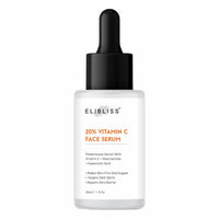 Elibliss Vitamin C Serum 20% for Face – Brightens Skin, Reduces Pigmentation, Fades Dark Spots, Repairs Skin Barrier & Boosts Collagen – 30ml