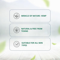 Hampa Hemp Foaming Facewash150ml, for Gentle, Mild & Hydrating Cleansing, Doesn't Dry Out Your Skin, for All Skin Types, with Hemp, Aloe Vera, Cucumber and Hyaluronic- No toxins