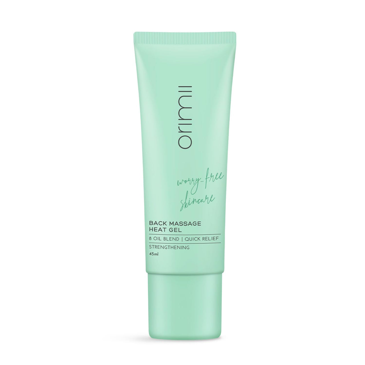 Orimii Back Massage Heat Gel with Natural Oils for Pain Relief | Strengthens Muscle Joints & Relieves Back Pain For Pregnant Women | Unique Gel Balm Texture for Quick Absorption (45ml)