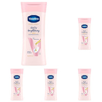Vaseline Healthy Bright Daily Brightening Body Lotion, For Healthy & Glowing Skin, 200 ml (Pack of 5)