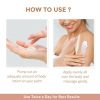 Moody DermaSoothe Ceramide & Rice Brightening Body Lotion | Hydrating & Repairing Moisturiser | With Vitamin E | 48 Hour Moisturisation | Suits All Skin Types | Men & Women | 200 ml