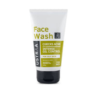 Ustraa Face Wash - Oily Skin - 100g | With Basil & Key Lime | Checks Acne & Blackheads & Power Face Wash - 100g - Energize & De-Tan | Dermatologically Tested | Effective Tan Removal