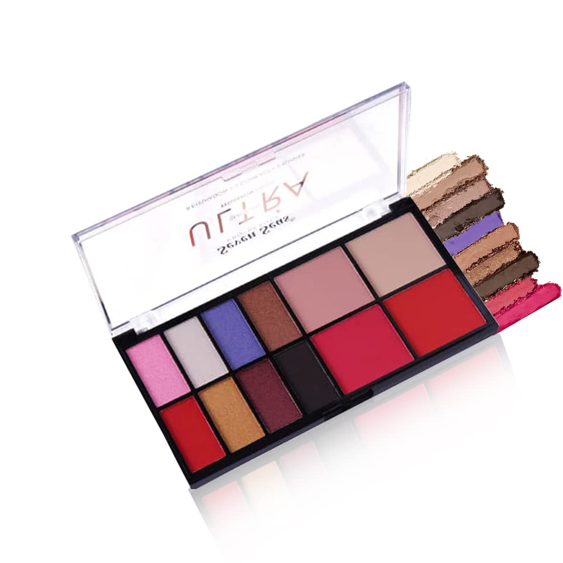 Seven Seas Matte Shimmer Makeup Pallet Highly Pigmented Colorful Powder Long Lasting Waterproof Eye Shadow Eye Shadow Palette 30g (Natural)