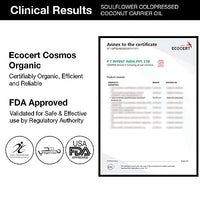 Soulflower Extra Virgin Coconut Oil | Clinically Proven for Hair Growth, Moisturizer, Damage Repair, Anti-Frizz, Baby & Body Massage | 100% Pure, Ecocert Organic Certified, No Mineral Oil, 120ml