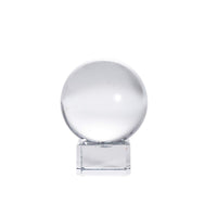LONGWIN 40mm(1.6 inch) Solid Mini Fengshui Crystal Ball Healing Crystals(Clear) Clear