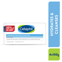 Cetaphil Cleansing Moisturizing Syndet Bar 4x100gm