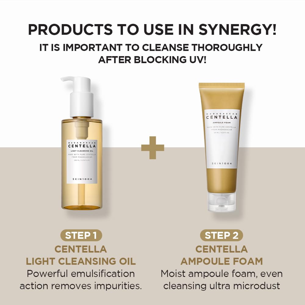 SKIN1004 Madagascar Centella Air-Fit All Skin Type Suncream Plus, Spf50+ Pa++++, 50Ml