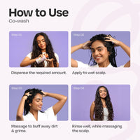 Manetain Co-Wash for Curly Hair - 100ml | 2 in 1 Shampoo & Conditioner | Non-foaming | Sulphate and Paraben Free | CG Friendly | Suitable for Dry and Frizzy Hair