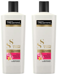 TRESemme Smooth & Shine Fresh frizzy Conditioner 335 Ml, With Biotin & Silk Proteins For Silky Smooth Hair - Deeply Moisturises Dry & Frizzy Hair, For Men & Women's (2 Count)