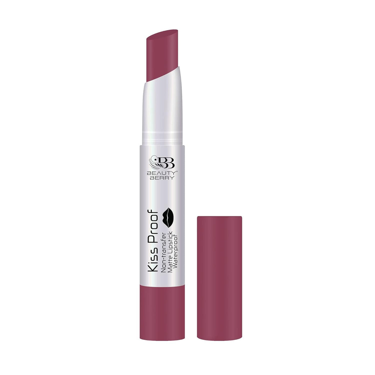 Beauty Berry Kiss Proof Non Transfer Matte Lipstick for Women, Waterproof Long Lasting Lip Crayon, Pack of 1. (On Mode -23)