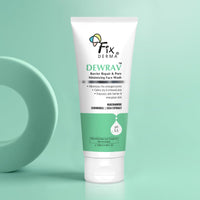 Fixderma Dewrav Barrier Repair & Pore Minimizing with 2% Niacinamide Face Wash | Cica Extract & Ceramide Improves Skin Barrier & Soothes Irritated Skin | For Normal, Dry & Sensitive Skin | 100Ml