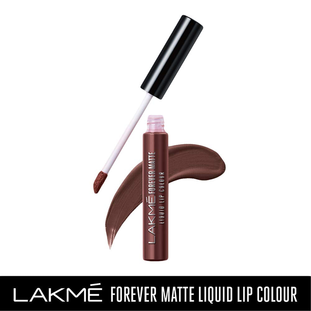 Lakmé Forever Matte Liquid Lip Colour, Mauve Ecstasy, 5.6 Ml & Lakmé Forever Matte Liquid Lip Colour, Brown Espresso, 5.6 Ml
