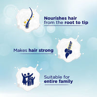 Clinic Plus Strong & Long Shampoo 355Ml & Clinic Plus Strong & Extra Thick Shampoo With Milk Protein And Almond Oil For Hair Strengthening & Volume, 355ml
