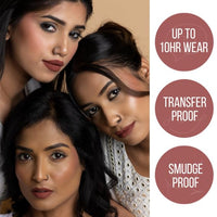 MyHues Lip Comfort Matte Liquid Lipstick Warm Brown (Chashni) - 5ml, Non-Drying Matte Finish | Transferproof Lipstick