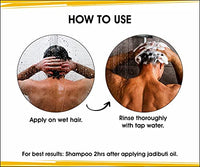 Urbangabru Natural Shampoo for Men & Women - Ayurvedic Jadibuti Hair Shampoo for Hair Fall & Regrowth, Strengthening | Natural Herbs Amla, Reetha, Shikakai (200 ML)