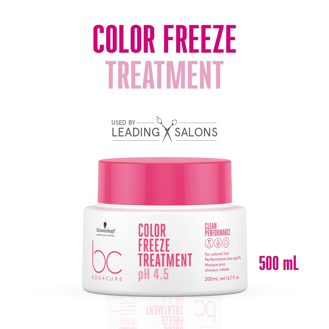Schwarzkopf Professional Bonacure Color Freeze Fresh Treatment Ph 4.5 For Color Treated Hair; 200 Ml,1 Count (Pack of 2)