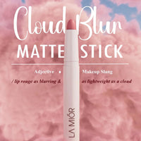 Lamior Cloud Blur Matte Stick | Combo of 3 | Ultra Blurring Mousse Stick | 14 Hrs Stay | Feels Like Balm | Hydrating & Lightweight | Enriched with Hyaluronic Acid, Peptides & Caffeine | Vegan