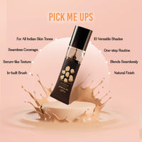 Lovechild Masaba Skip Everything Blurring Medium Coverage 4 In 1 Serum Skin Tint For All Skin Type, Natural Coverage, For Daily Use, With Sod Technology, Easy Expresso, 30Ml