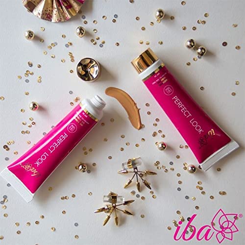 Iba Perfect Look BB Cream With 24 Karat Gold 30g Medium Shade l Even Coverage l Fades Dark Spots & Blemishes l Halal Certified & Vegan Makeup