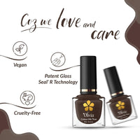 Olivia Nail Paint for Glossy Finish - 5ml (14 Just Brownie)