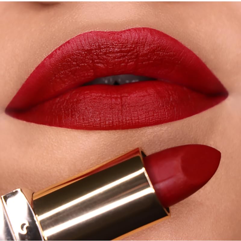 Iba Long Stay Matte Lipstick for Women- M21 Urban Red, 4g | Creamy Matte Finish & Smooth Texture| Long-Lasting | Hydrated Lips | Enriched with Vitamin E| Intense Colour & Highly Pigmented | Lip Makeup