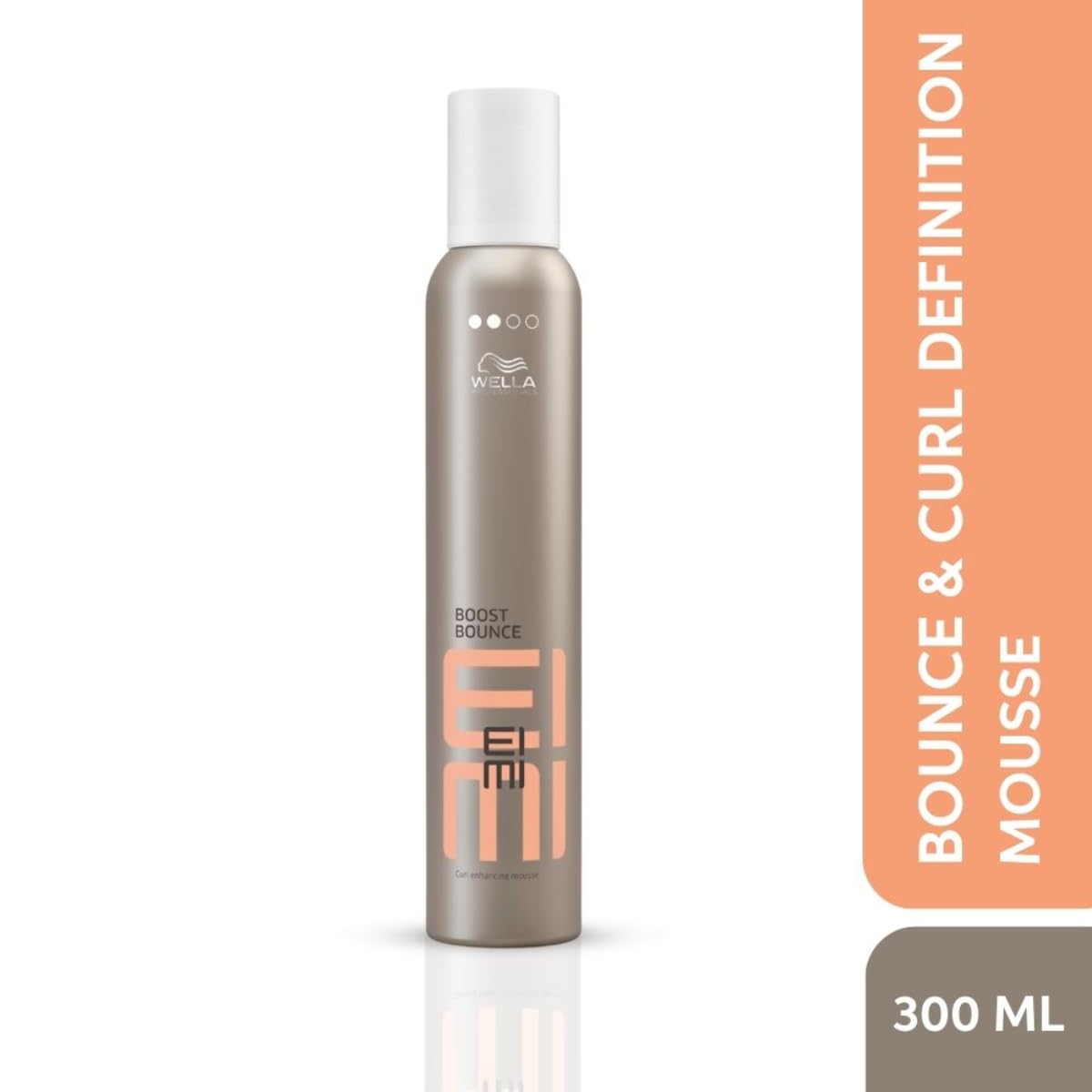 Wella Professionals EIMI Boost Bounce Curl Enhancing Mousse | Anti-Frizz, Volume, Define & Bouncy Curls | 300 ml