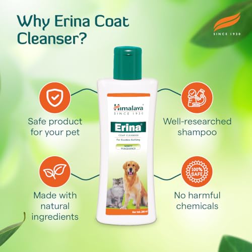 Himalaya Erina Coat Cleanser | Reduces Hairfall, Relieves | Itchiness and Promotes Healthy Skin | 450 ML | 1 Piece