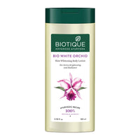 Biotique Bio Creamy Coconut Ultra-Rich Body Lotion For Extra Dry Skin, 180ml & Bio White Orchid Skin Whitening Body Lotion, 180ml