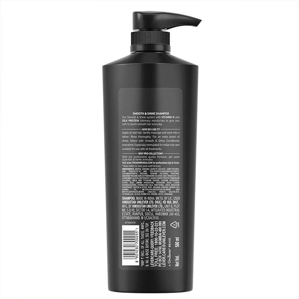 Tresemme Keratin Smooth Shampoo 1 Ltr & TRESemme Smooth & Shine Shampoo 580 ml For Men & Women