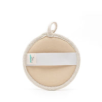 mCaffeine Exfoliating Loofah for Removing Dead Skin | Made of 100% Natural Ramie Fibre | Gentle on the Skin | Sustainable, Unisex | Easy to Hang