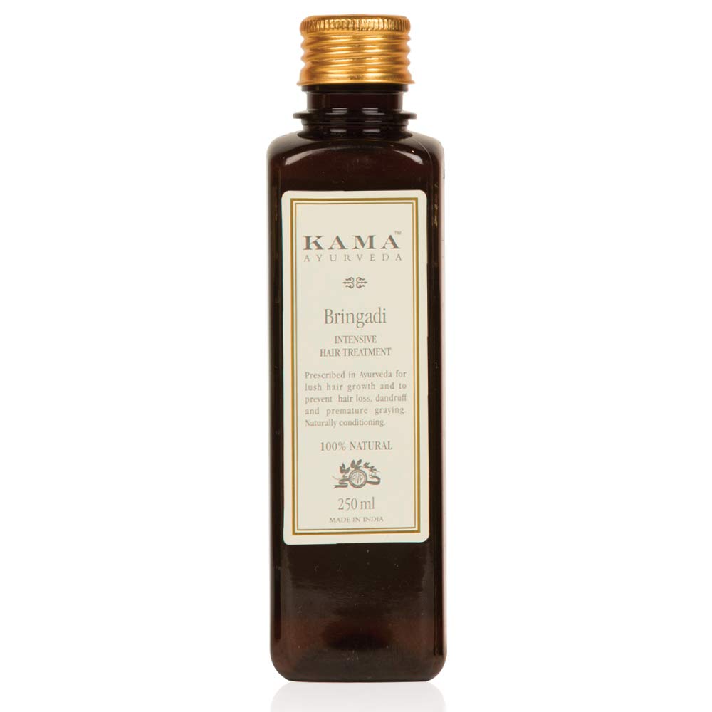 Kama Ayurveda Bringadi Intensive Hair Treatment Oil, 8.4 Fl Oz & Extra Virgin Organic Coconut Oil, 200ml